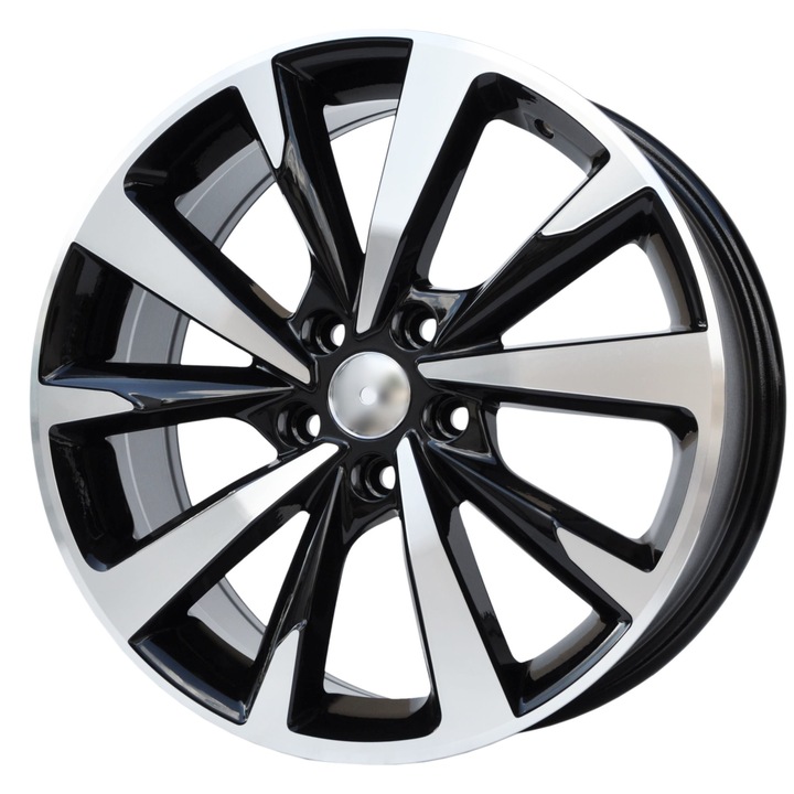 Set 4 jante aliaj PDW, 5869, 18x7.5 inch, 5x112, ET46, MB - lustruit + negru