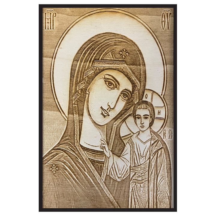 Icoana Maicii Domnului din Kazan 15 cm