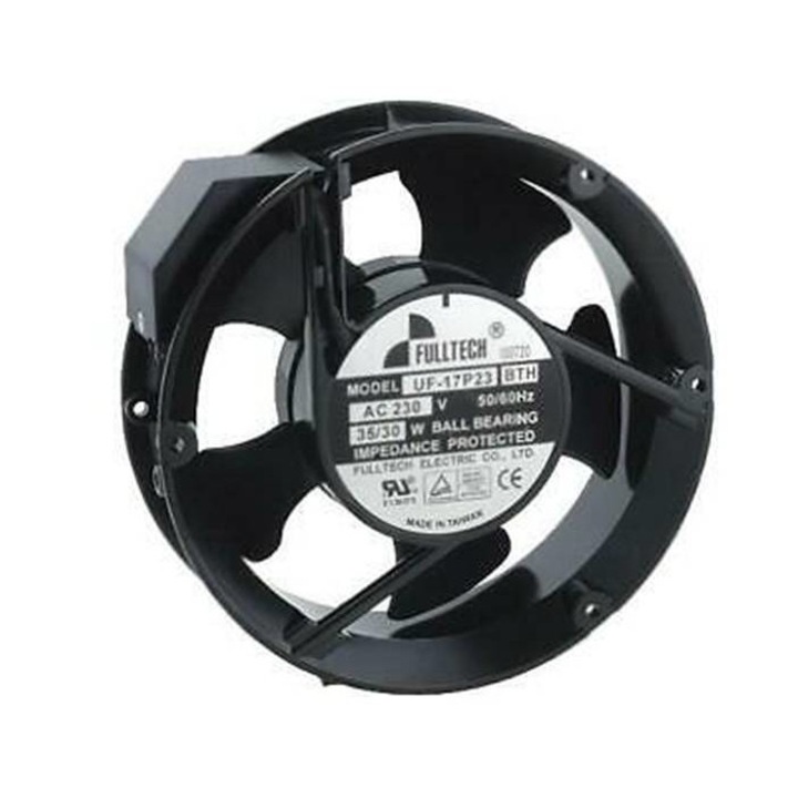 Ventilator FullTech, Metal, Rulment axial, 220V, 2P, 0, 23A, Ф172x51mm, 289m3/h