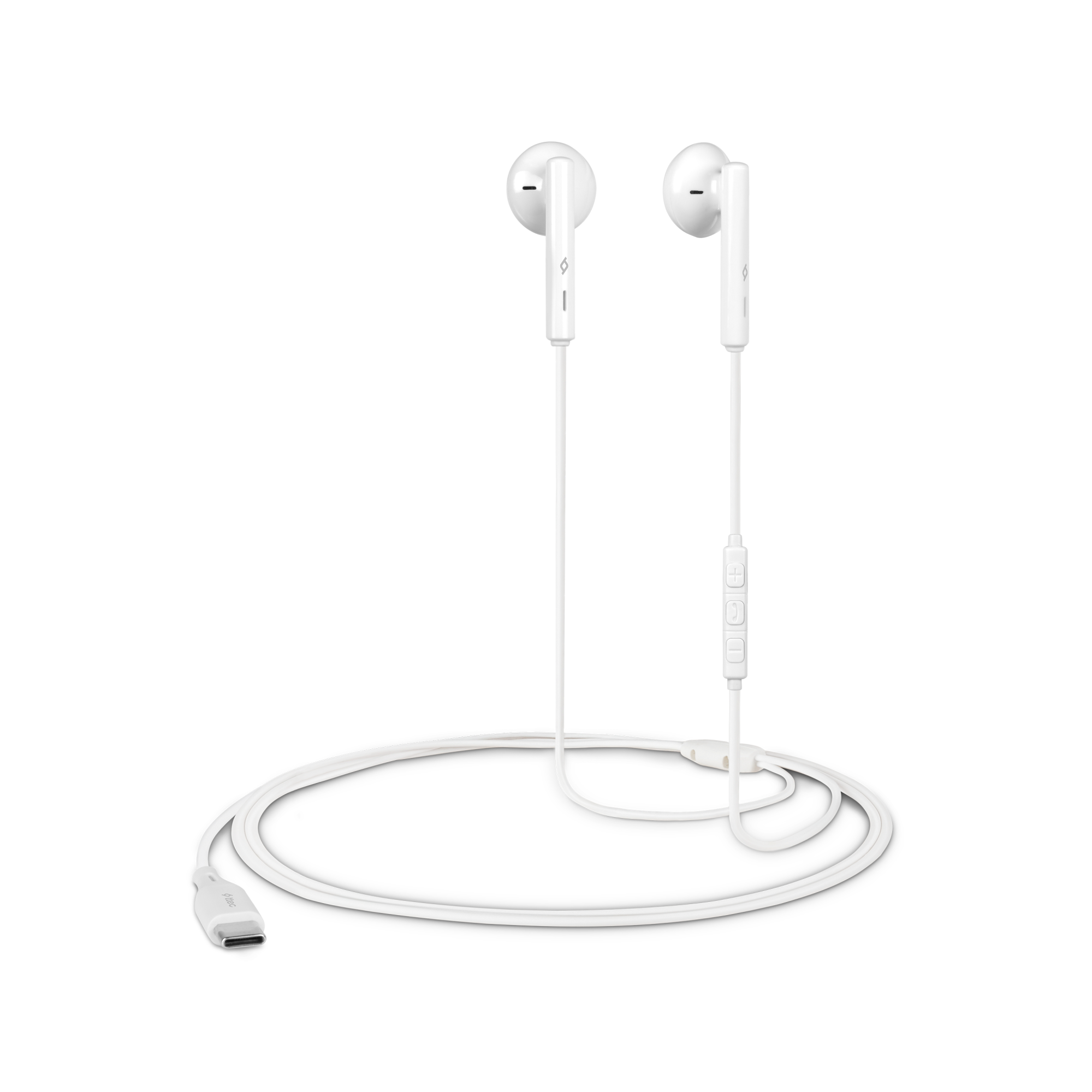 Casti, ttec, Rio 2, USB-C, Stereo, Casti In Ear, Mic, Alb