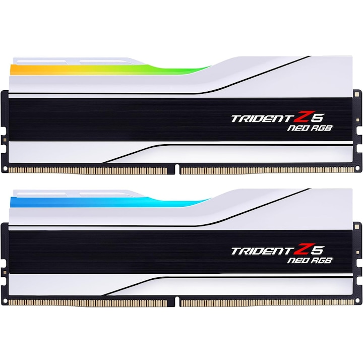 Памет G.SKILL Trident Z5 Neo RGB White 64GB(2x32GB) DDR5 PC5-48000 6000MHz CL30 F5-6000J3036G32GX2-TZ5NRW