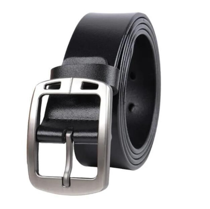 Curea pentru barbati, GOGOU®, catarama metalica Premium, Piele, 125 cm,, 125