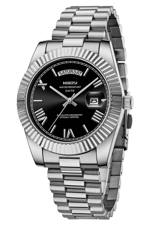 Ferfi karora, NIBOSI, Rozsdamentes acel, Vizallo