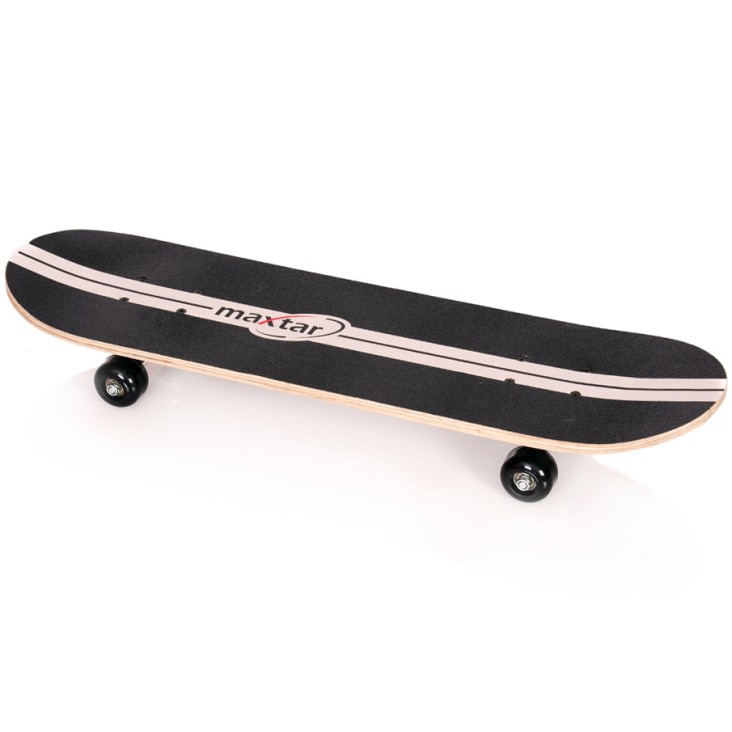 Skateboard - 79x20cm - 4 roues en PU - Motif de feu bleu - Achat