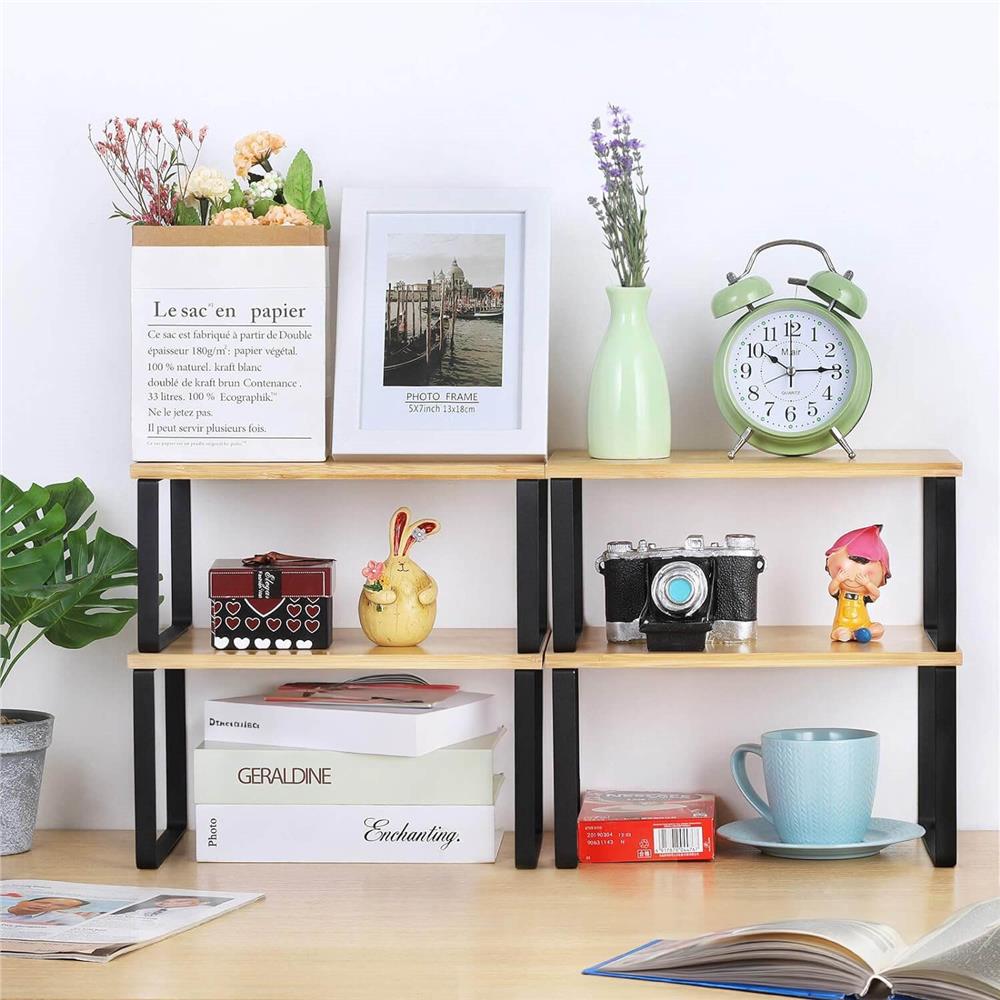 Set 2 rafturi de bucatarie suprapozabile, pentru ustensile sau ...