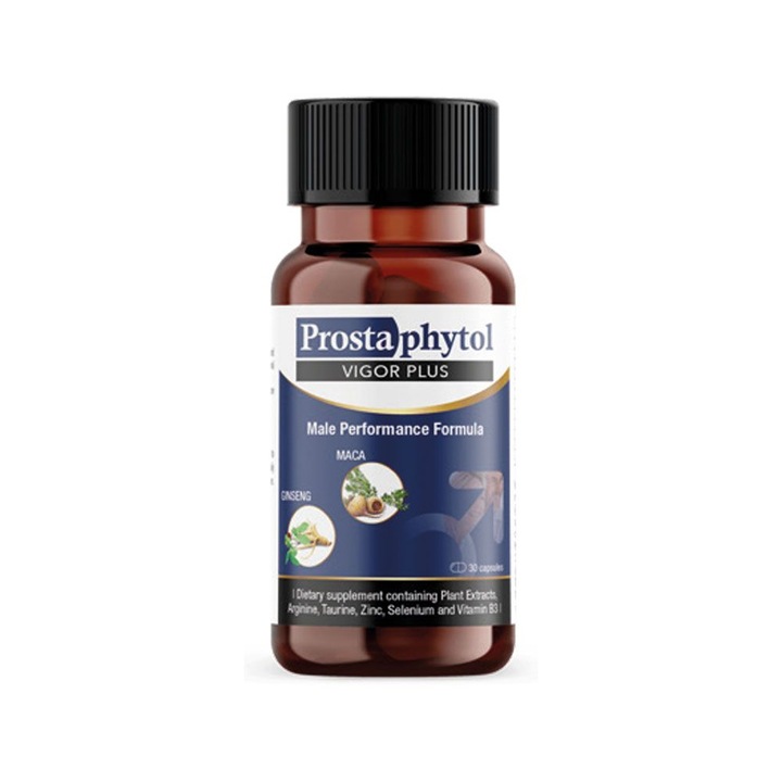 Supliment pentru sprijinul performantelor fizice si mentale, fertilitate si reproducere, Prostaphytrol Vigor Plus, 30 capsule