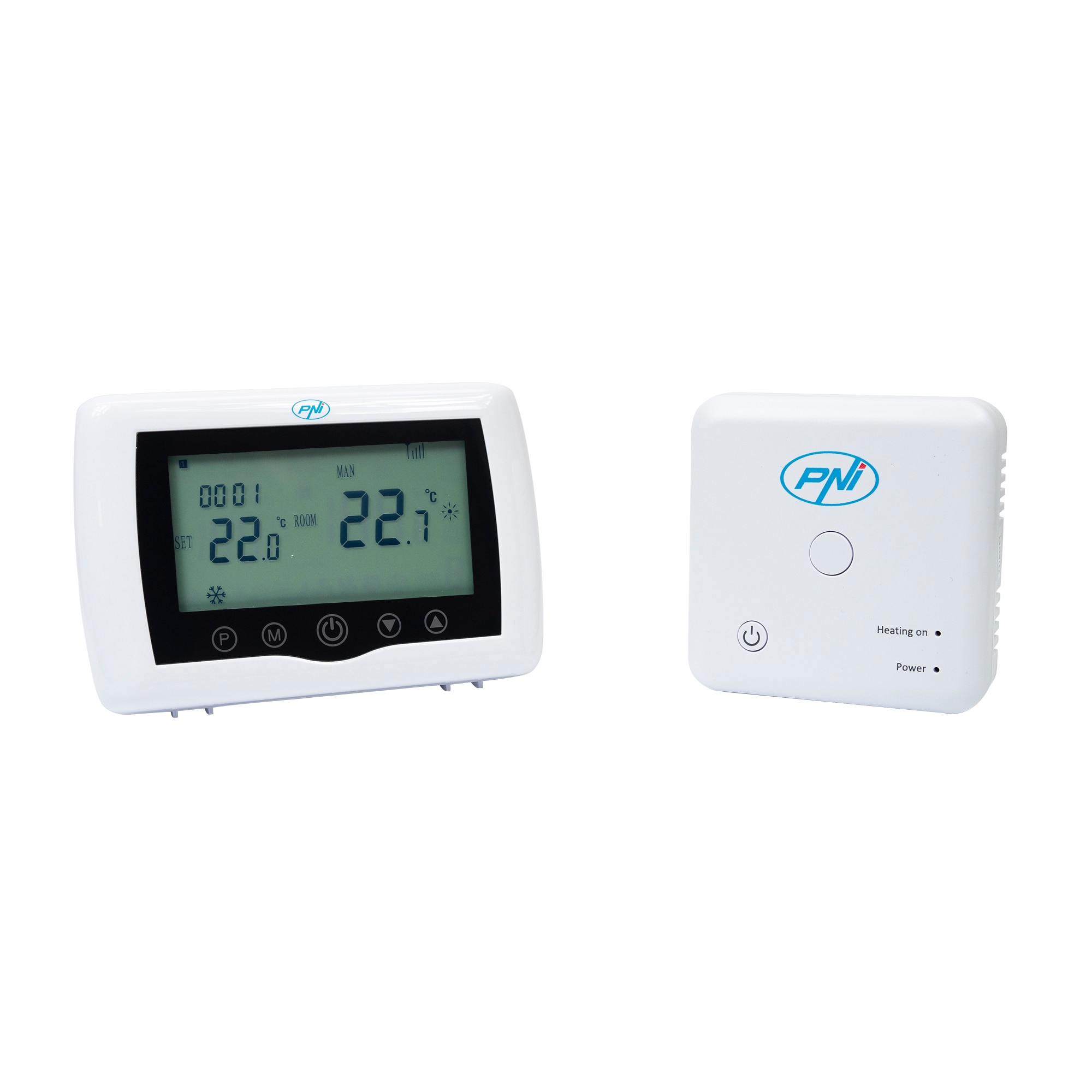 Termostat inteligent PNI CT36 PRO fara fir, WiFi 2.4GHz, control prin APP TuyaSmart