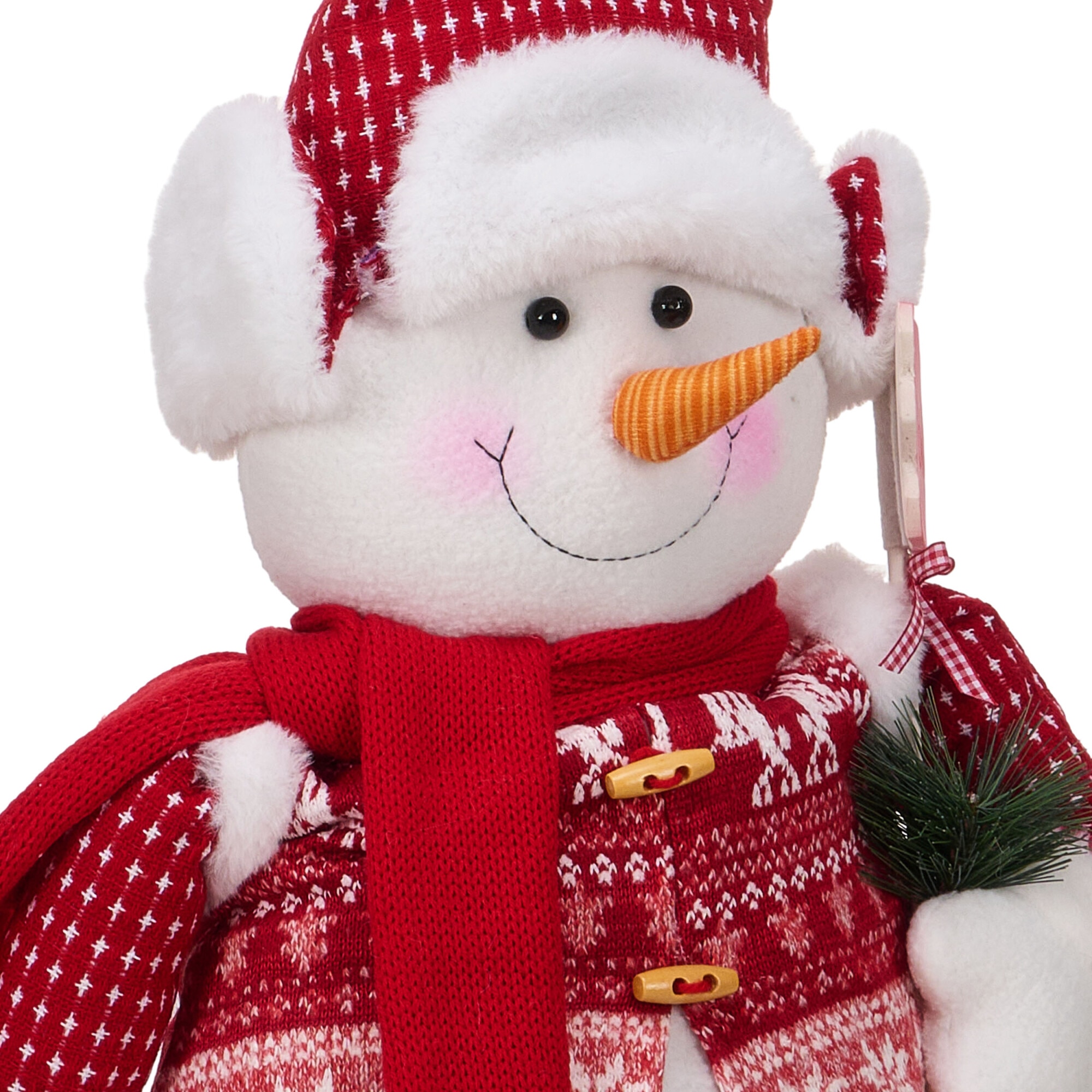 Figurina om de zapada Kring, 48-80 cm, Rosu/Alb - eMAG.ro