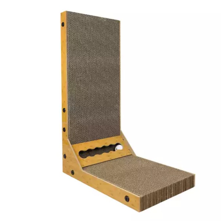 Perete de zgariere cu jucarie pentru pisici