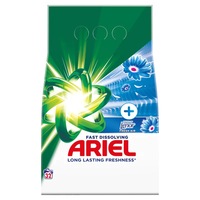 Detergent de rufe pudra Ariel +, Lenor Fresh Air, 32 spalari, 1.76 kg