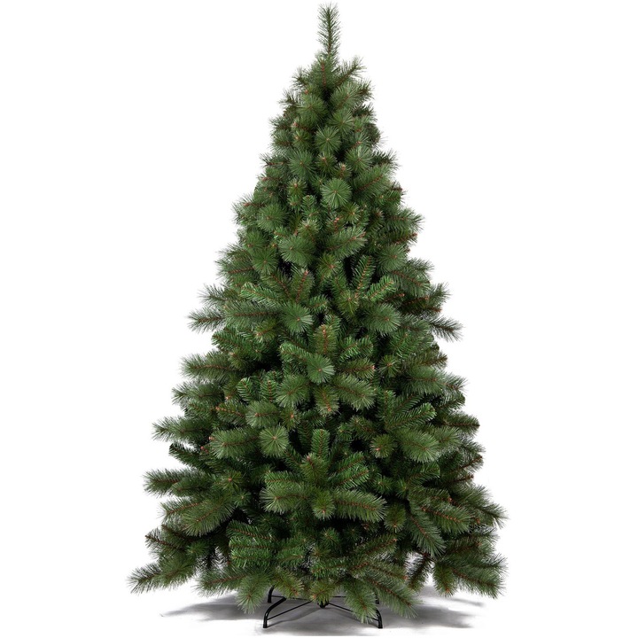 Brad artificial premium Kring Victoria, 180 cm, PP/PVC, mix ace 3D/2D, Verde