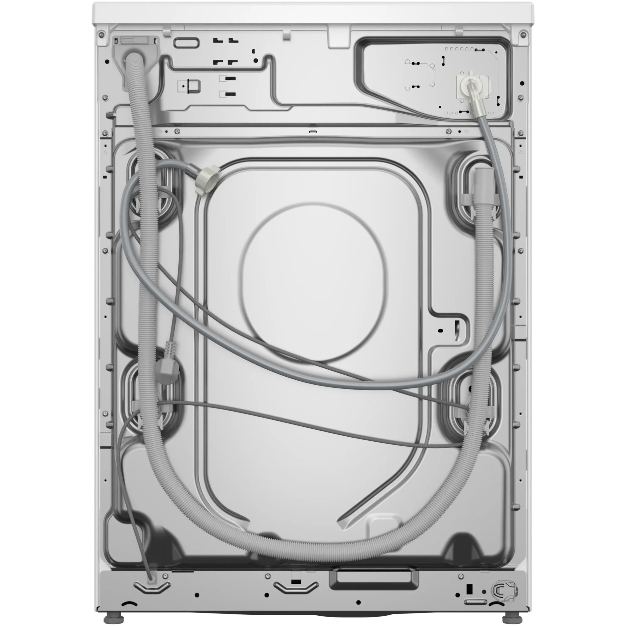 Masina de spalat rufe cu uscator Bosch WNG254A0BY, Spalare 10.5 kg, Uscare 6 kg, Clasa A, i-DOS, Iron Assist, AutoDry, Speed Perfect, Motor EcoSilence Drive, 60 cm, Alb