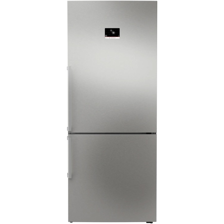 Хладилник с фризер Bosch KGP76AIC0N, 526 л, Multi Airflow, PerfectFit, VarioZone, LED осветление, Клас C, H 186 см, Неръждаема стомана