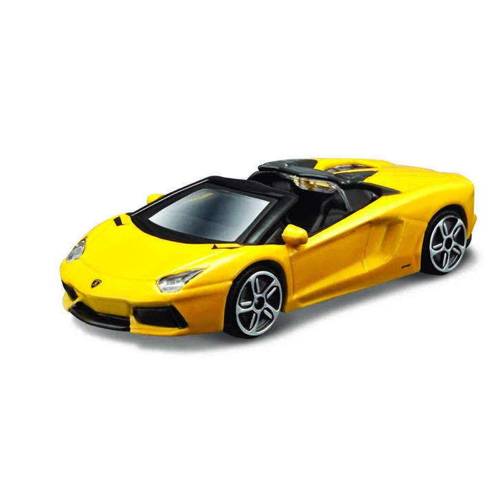 Модел на кола Bburago Street Fire 1:43 LamborghiniAventador Roadster Yellow, BB30010R-30249
