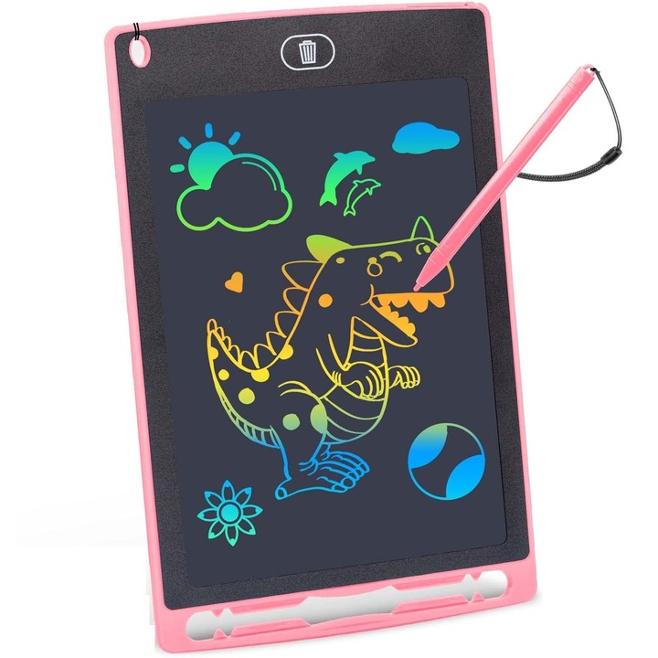 Tabla de scris LCD de 10 inch, Jucarie pentru copii 2 3 4 5 6 ani Baieti Fete