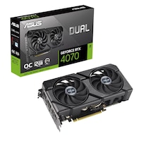 Placa video ASUS GeForce RTX 4070 DUAL OC, 12GB GDDR6X, 192-bit