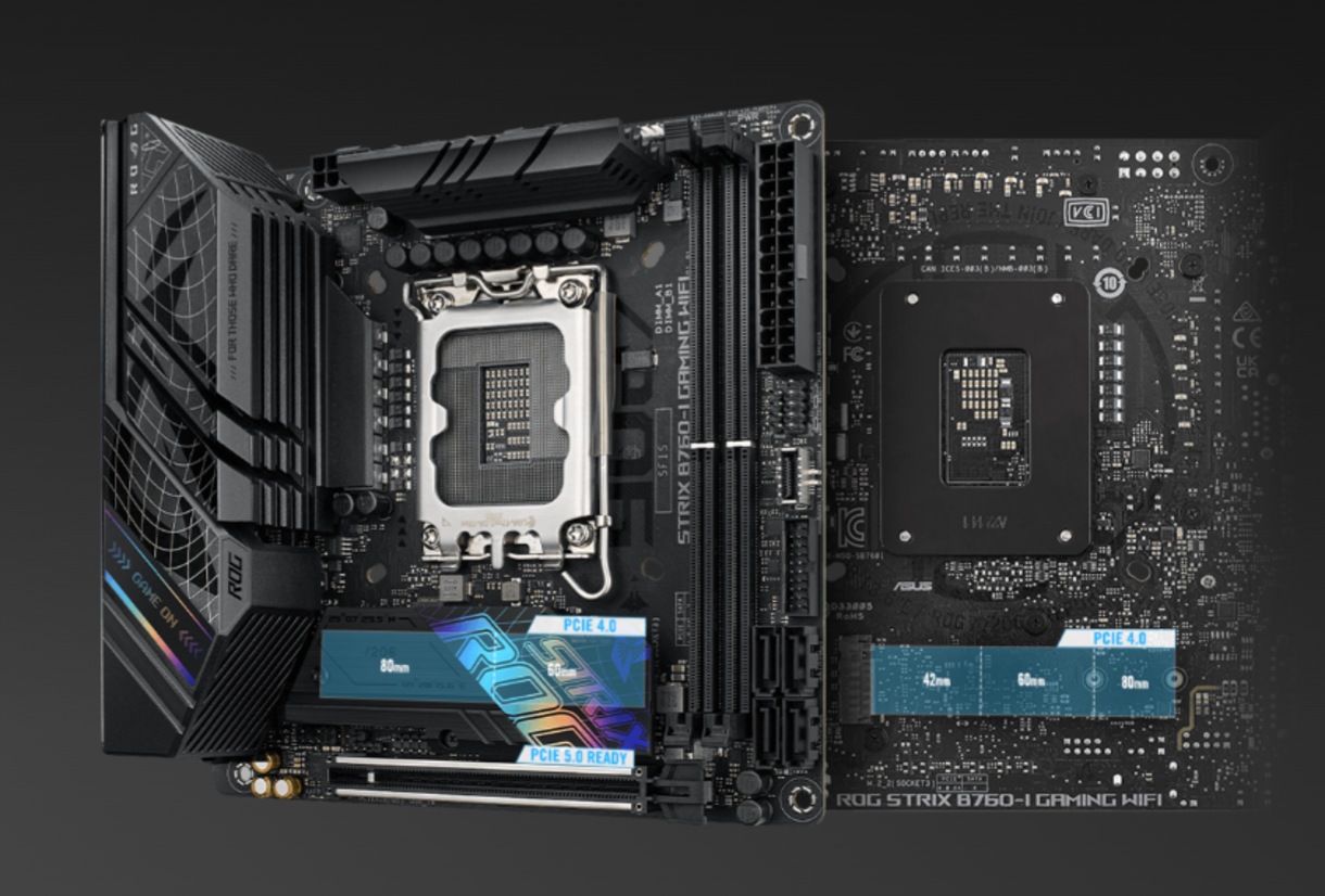 Placa de baza ASUS ROG STRIX B760-I GAMING WIFI, Socket 1700 - eMAG.ro