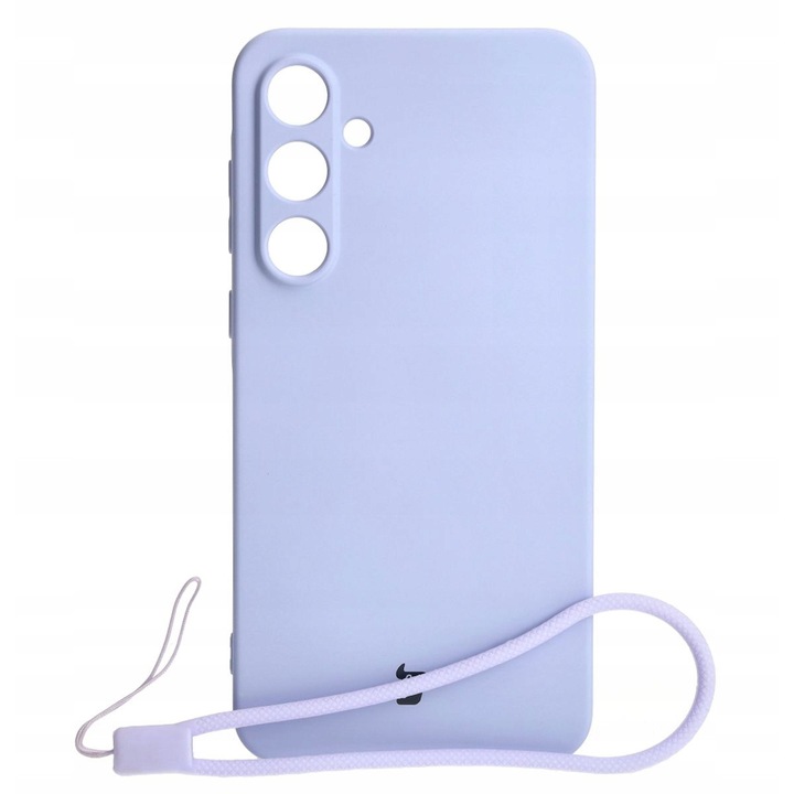 Калъф за телефон, Bizon, Силиконов, Модел, съвместим с Galaxy A55 5G, Светло лилав