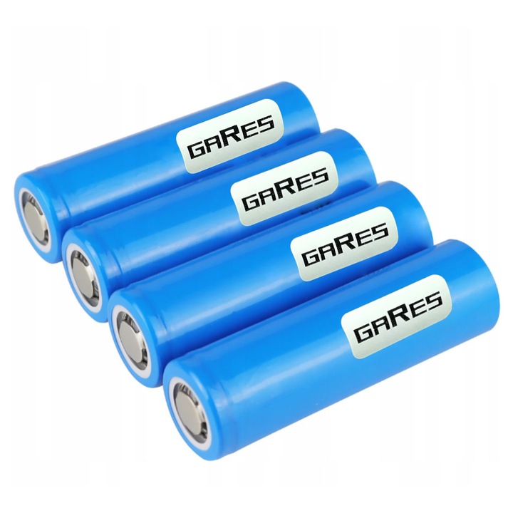 Acumulator Gares, Li-ion 3.6V 4900 mAh Samsung 21700 50E, curent maxim de descarcare - 9.8A pentru boxe portabile si alte dispozitive, 4 buc