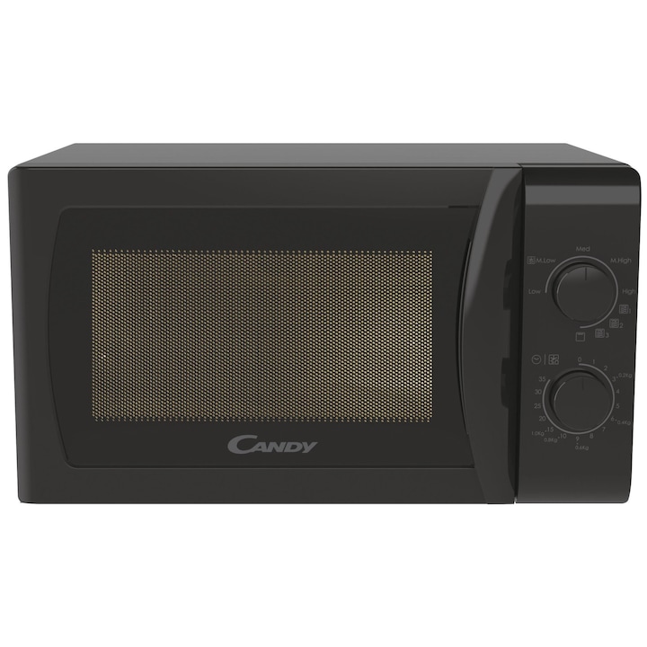 Cuptor cu microunde, Candy, Afisaj digital, 700 W, 20 L, Negru