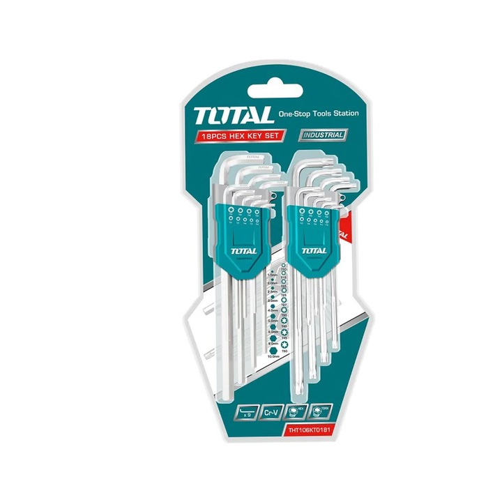Set 18 Chei imbus Hex&Torx, ARV-0T8T106KT0181