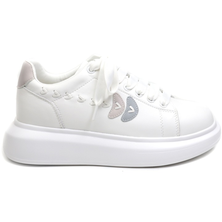 Sneakers dama 2A515 WHITE/GREY - eMAG.ro