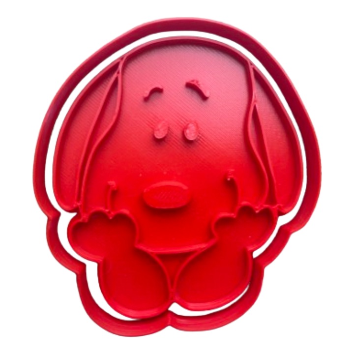 Forma de taiat biscuiti, fursecuri, prajituri, fondant, lut, din plastic, tema animale, Catelus, 84x77x10 mm