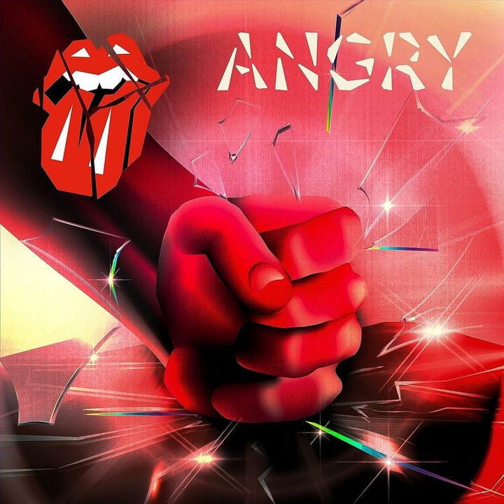 Vinil, Polydor, Rolling Stones Angry, Rock, 10"