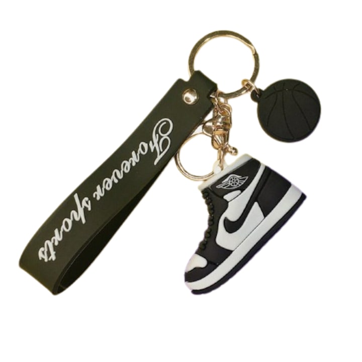 Nike Jordan fekete 3D kulcstartó, AVD TOYS®