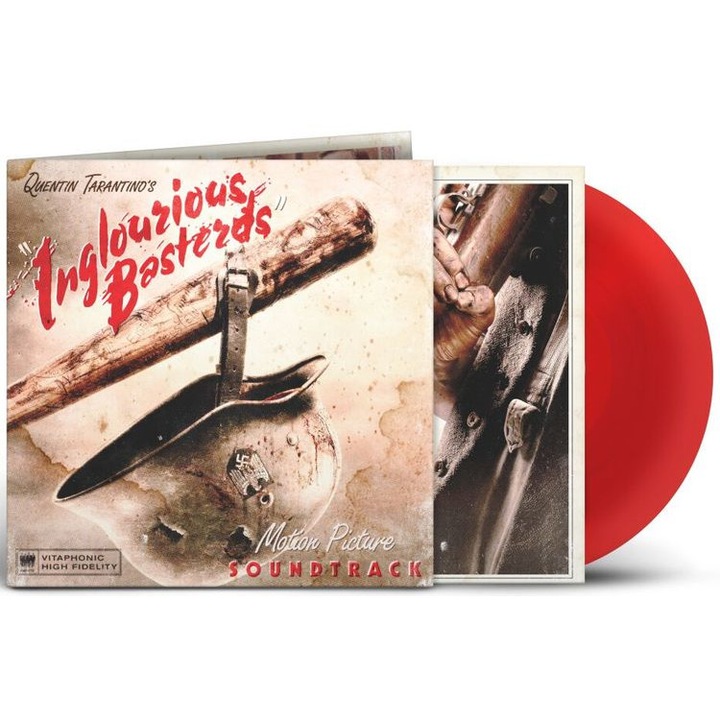 Vinyl, Coloana sonora Inglourious Basterds, Rosu Translucid, Exclusivitate, 2021