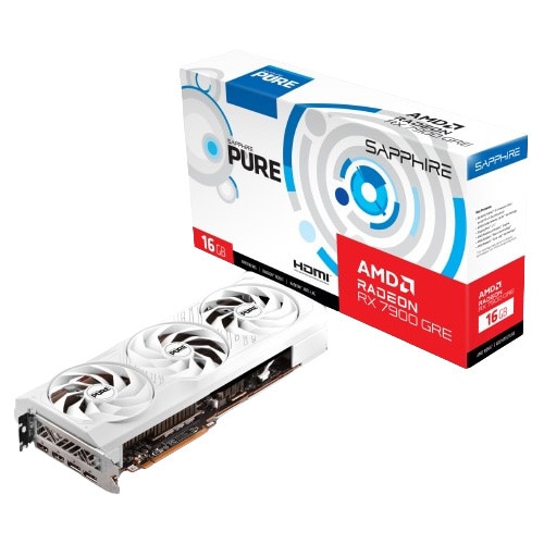 Placa video SAPPHIRE PURE AMD Radeon RX 7900 GRE, 16GB GDDR6, 256-bit