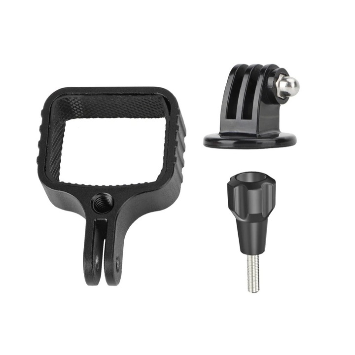 Sistem atasare la montura 1/4, TELESIN, compatibil DJI Osmo Pocket 3, negru