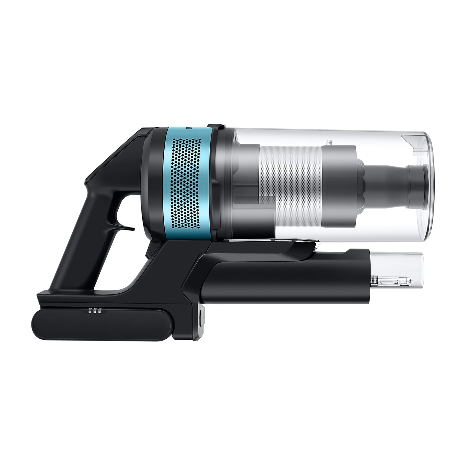 Aspirator vertical Samsung Jet75E Pet VS20B75AGR1/GE, 21.6V, 550W consum energie, Digital Inverter, Filtrare 99.999% , Display LED, Perie Turbo, Perie Pet, Autonomie 60 min, Negru/Verde
