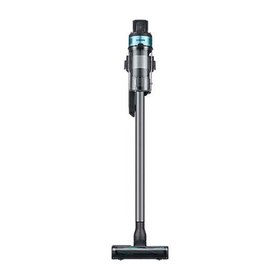 Aspirator vertical Samsung Jet75E Pet VS20B75AGR1/GE, 21.6V, 550W consum energie, Digital Inverter, Filtrare 99.999% , Display LED, Perie Turbo, Perie Pet, Autonomie 60 min, Negru/Verde