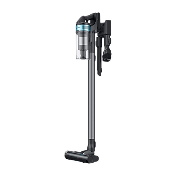 Aspirator vertical Samsung Jet75E Pet VS20B75AGR1/GE, 21.6V, 550W consum energie, Digital Inverter, Filtrare 99.999% , Display LED, Perie Turbo, Perie Pet, Autonomie 60 min, Negru/Verde
