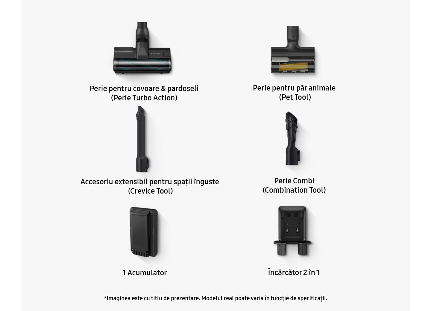 Aspirator vertical Samsung Jet75E Pet , 21.6V, 550W consum energie, Digital Inverter, Filtrare 99.999% , Display LED, Perie Turbo, Perie Pet, Autonomie 60 min, Negru/Verde, VS20B75BGR1/WD 16 res d5ca61b0dbaa74fa41ee19ae23003b00