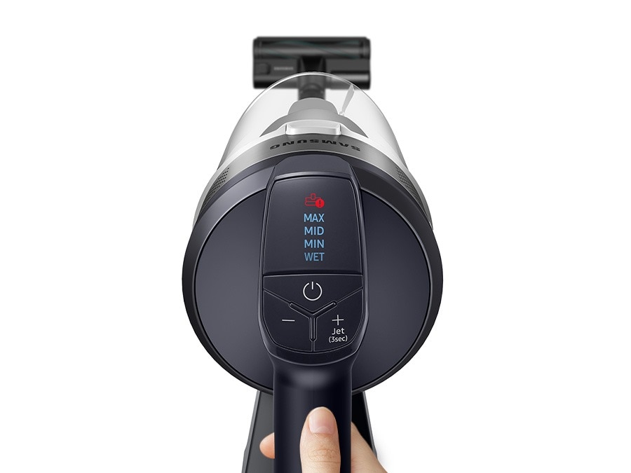 Aspirator vertical Samsung Jet75E Pet , 21.6V, 550W consum energie, Digital Inverter, Filtrare 99.999% , Display LED, Perie Turbo, Perie Pet, Autonomie 60 min, Negru/Verde, VS20B75BGR1/WD 10 res f5c4d2d05c747a97b0ca0d40d12d50d8