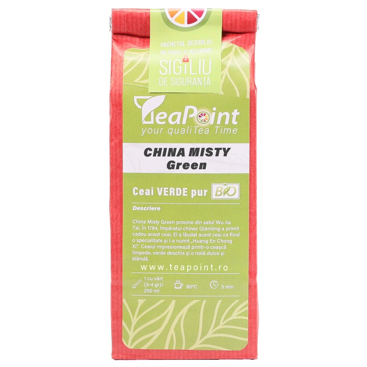 Ceai verde, China Misty Green BiO, Tea Point 100 g