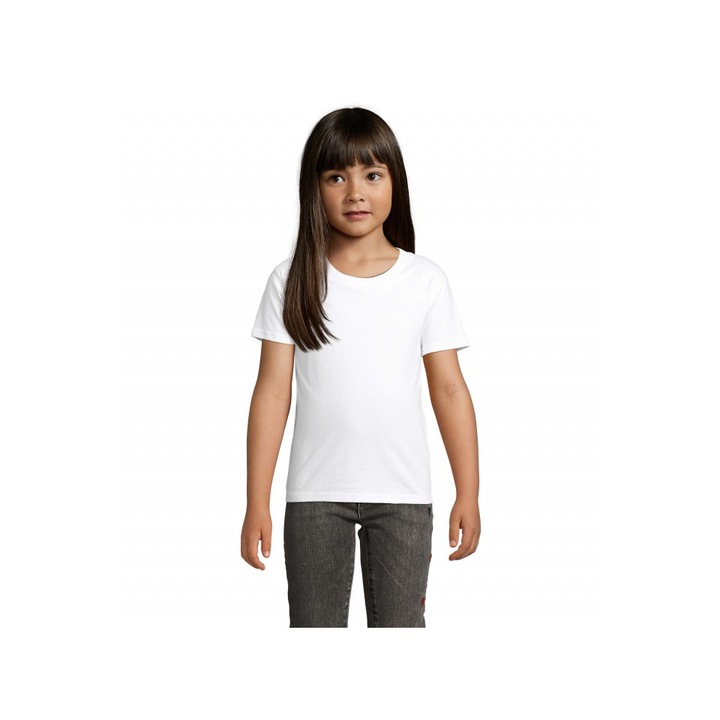 Gyermek jersey póló, Sol's Pioneer - SO03578, Fehér