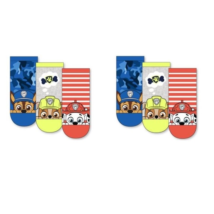 Комплект от 6 чифта чорапи, разноцветни, размер 31-34, Team, Paw Patrol