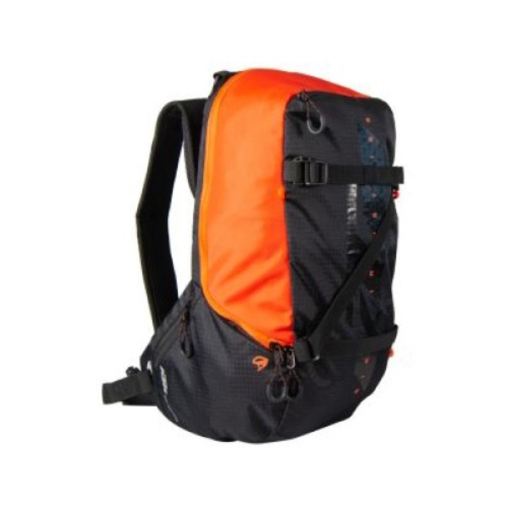 Rucsac Moto KTM FL, Textil, Negru/Portocaliu, 14L