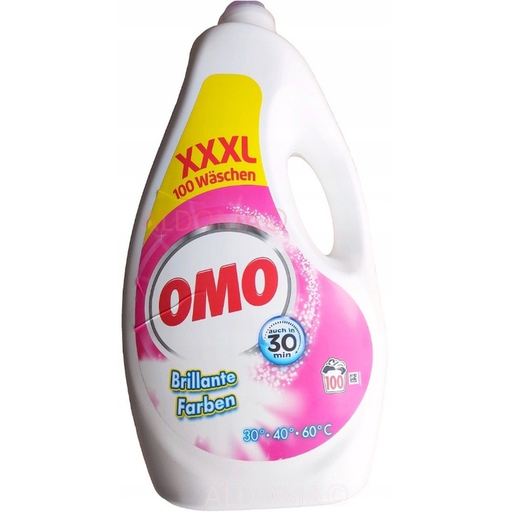 Detergent lichid Omo, 5l, pentru rufe colorate
