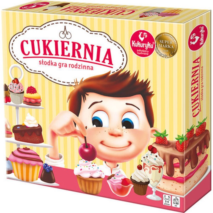Társasjáték készlet, Sweets, 2-4 játékos, 5+ év