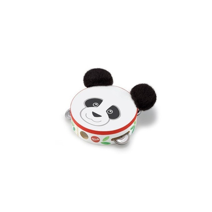 Tambura játék, Panda extra fülekkel, Fa, 2 éves kor felett