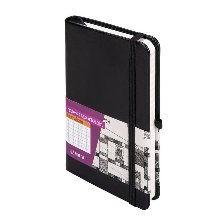 Agenda A6, Antra, 90 x 140 mm, Negru