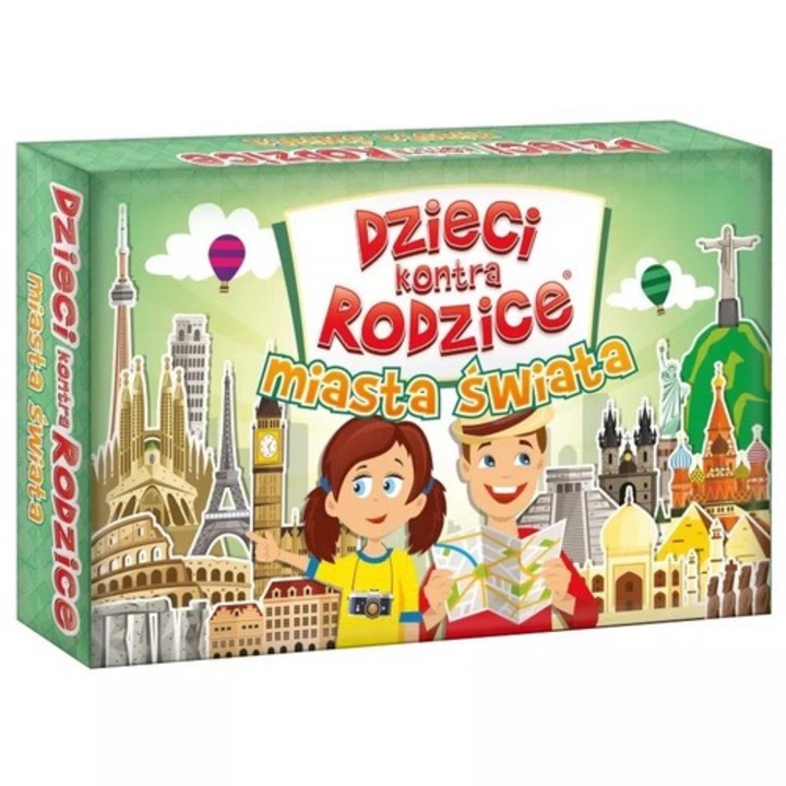 Társasjáték, Dzieci kontra Rodzice Miasta Swiata, 7+ éves