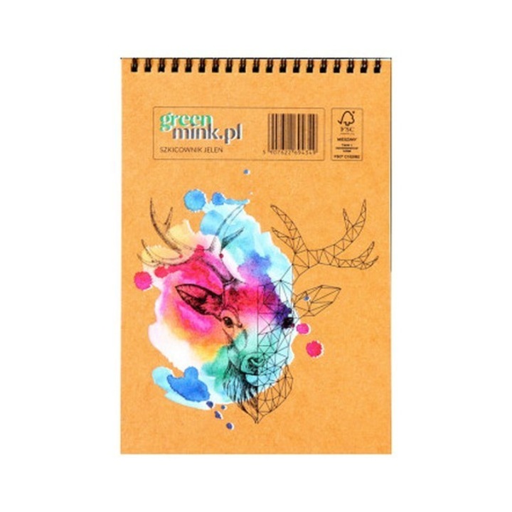 Agenda, FSC, 96 pagini, natural, 14x25cm