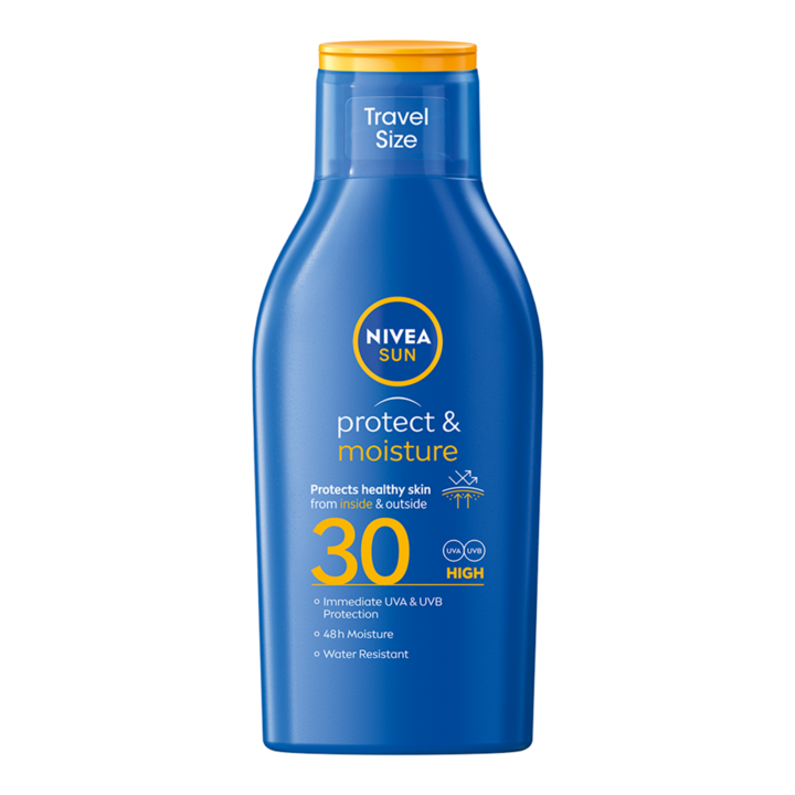 Lotiune solara Nivea sun protect & moisture travel size spf30, 100ml