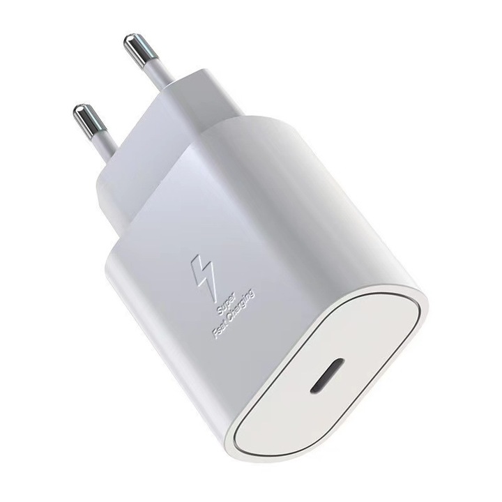 Samsung töltő Galaxy S22 / S23 / S24 / S23 Ultra / s24 ultra, 25 W, tápellátás, fehér