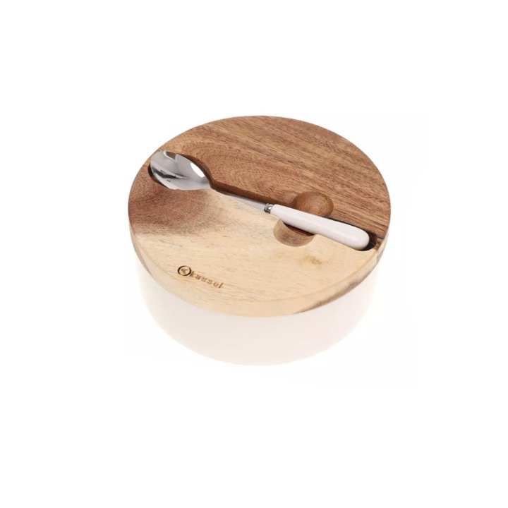 Bol zahar, cu capac din bambus, Kassel